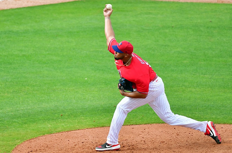 Deolis Guerra se ganó un cupo en bullpen Filadelfia