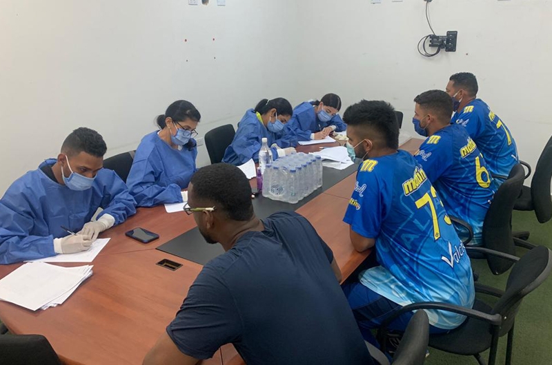 Magallanes volvió a practicar pruebas de Covid-19
